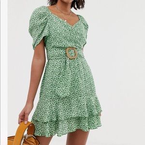 Wrap Double Layer Dress